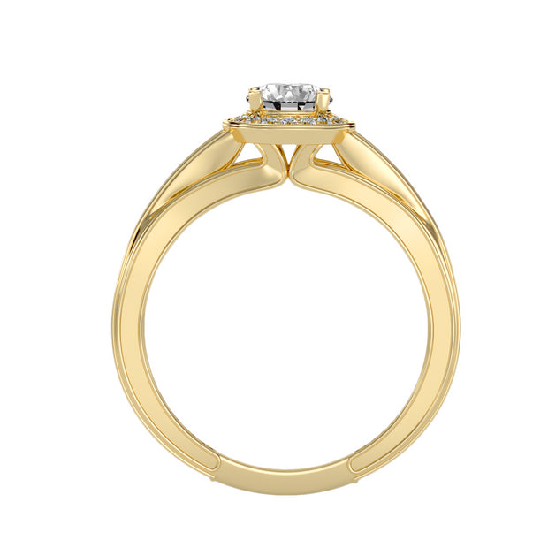 1.17 Carat Diamond 14K Yellow Gold Engagement Ring - Fashion Strada