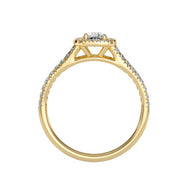 0.85 Carat Diamond 14K Yellow Gold Engagement Ring - Fashion Strada