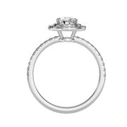 1.03 Carat Diamond 14K White Gold Engagement Ring - Fashion Strada