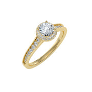 0.92 Carat Diamond 14K Yellow Gold Engagement Ring - Fashion Strada