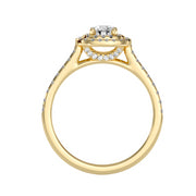 0.89 Carat Diamond 14K Yellow Gold Engagement Ring - Fashion Strada