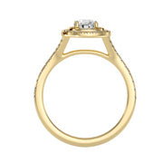 0.93 Carat Diamond 14K Yellow Gold Engagement Ring - Fashion Strada