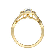 1.05 Carat Diamond 14K Yellow Gold Engagement Ring - Fashion Strada
