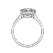1.17 Carat Diamond 14K White Gold Engagement Ring - Fashion Strada