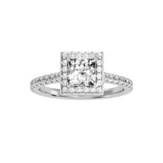 1.65 Carat Diamond 14K White Gold Engagement Ring - Fashion Strada