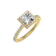 1.65 Carat Diamond 14K Yellow Gold Engagement Ring - Fashion Strada