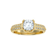 1.79 Carat Diamond 14K Yellow Gold Engagement Ring - Fashion Strada