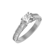 1.53 Carat Diamond 14K White Gold Engagement Ring - Fashion Strada