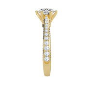 1.80 Carat Diamond 14K Yellow Gold Engagement Ring - Fashion Strada