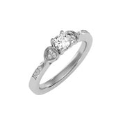 0.40 Carat Diamond 14K White Gold Engagement Ring - Fashion Strada