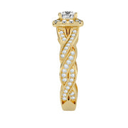 0.92 Carat Diamond 14K Yellow Gold Engagement Ring - Fashion Strada