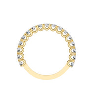 0.79 Carat Diamond 14K Yellow Gold Wedding Band - Fashion Strada
