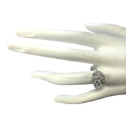 1.15 Carat Natural Diamond 14K White Gold Ring - Fashion Strada