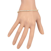 6.65 Carat Natural Diamond 14K Yellow Gold Bracelet - Fashion Strada
