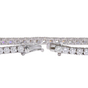 6.00 Carat Natural Diamond 14K White Gold Bracelet - Fashion Strada