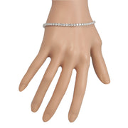 4.80 Carat Natural Diamond 14K White Gold Bracelet - Fashion Strada
