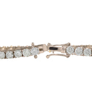 4.55 Carat Natural Diamond 14K Rose Gold Bracelet - Fashion Strada