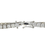 4.52 Carat Natural Diamond 14K White Gold Bracelet - Fashion Strada