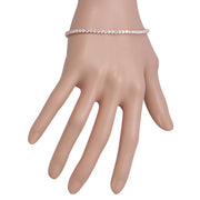 4.52 Carat Natural Diamond 14K White Gold Bracelet - Fashion Strada