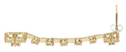 2.05 Carat Natural Diamond 14K Yellow Gold Earrings - Fashion Strada