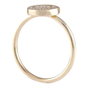 0.16 Carat Natural Diamond 14K Yellow Gold Ring - Fashion Strada