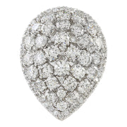 4.50 Carat Natural Diamond 14K White Gold Ring - Fashion Strada