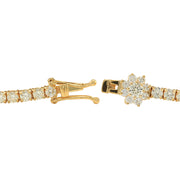 4.68 Carat Natural Diamond 14K Yellow Gold Bracelet - Fashion Strada