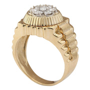 1.00 Carat Natural Diamond 14K Yellow Gold Ring - Fashion Strada
