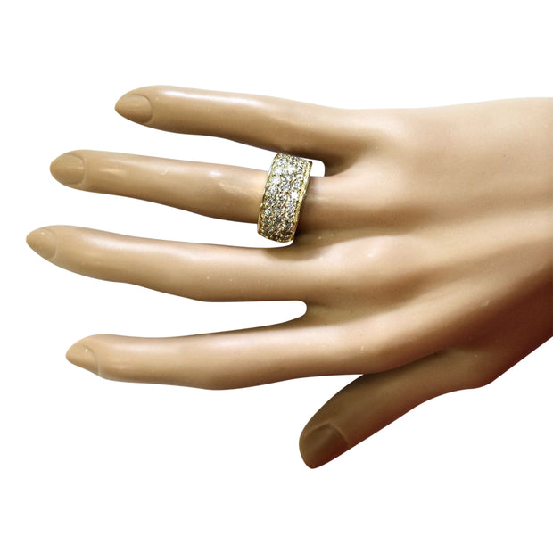 1.35 Carat Natural Diamond 14K Yellow Gold Ring - Fashion Strada