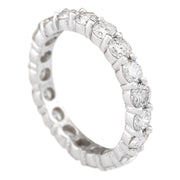 2.40 Carat Natural Diamond 14K White Gold Ring - Fashion Strada