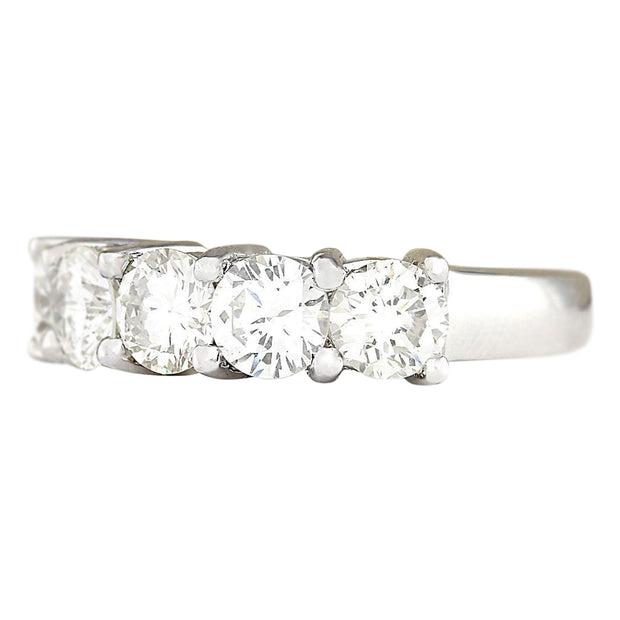 2.56 Carat Natural Diamond 14K White Gold Ring - Fashion Strada