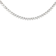 6.20 Carat Natural Diamond 14K White Gold Necklace - Fashion Strada