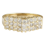 0.75 Carat Natural Diamond 14K Yellow Gold Ring - Fashion Strada