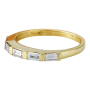 0.41 Carat Natural Diamond 14K Solid Yellow Gold Ring - Fashion Strada
