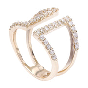 0.60 Carat Natural Diamond 14K Solid Yellow Gold Ring - Fashion Strada