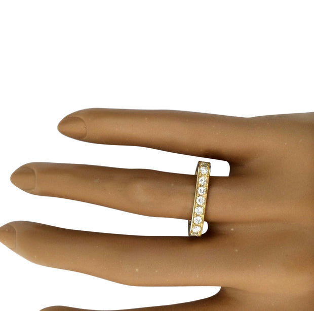 0.50 Carat Natural Diamond 14K Solid Yellow Gold Ring - Fashion Strada