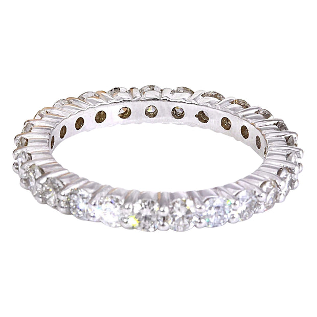 2.00 Carat Natural Diamond 14K Solid White Gold Ring - Fashion Strada