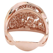 1.40 Carat Natural Diamond 14K Solid Rose Gold Ring - Fashion Strada