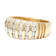 2.50 Carat Natural Diamond 14K Solid Yellow Gold Ring - Fashion Strada