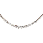 8.45 Carat Natural Diamond 14K Solid White Gold Necklace - Fashion Strada