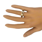 1.30 Carat Natural Ruby 14K Solid Yellow Gold Diamond Ring - Fashion Strada