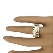 1.55 Carat Natural Diamond 14K Solid Yellow Gold Ring - Fashion Strada